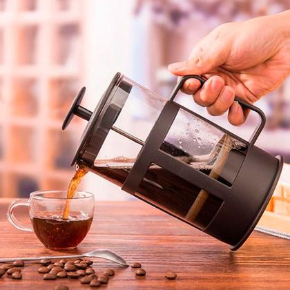 Imagem de Cafeteira Francesa Manual 350ml Para Café Vidro Qualidade