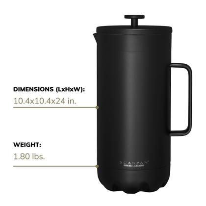 Imagem de Cafeteira francesa Scanpan TO GO 1.0L com 4 xícaras
