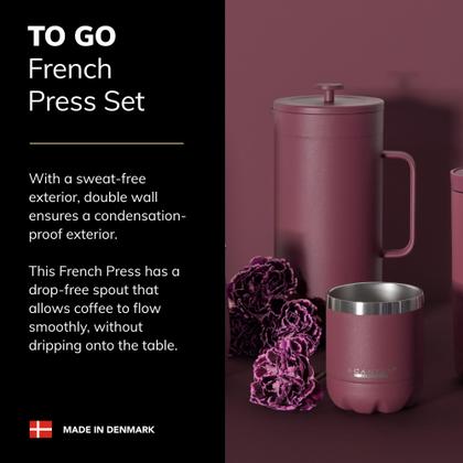 Imagem de Cafeteira francesa Scanpan TO GO 1.0L com 4 xícaras