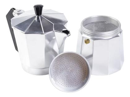 Imagem de Cafeteira Italiana Alumínio 9 Xícaras Moka 450ml - Soprano Cor Prata