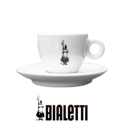 Imagem de Cafeteira Italiana Bialetti Moka Express 12 Xícaras 670ml e Kit Espresso 4 Xícaras 75ml Porcelana Original
