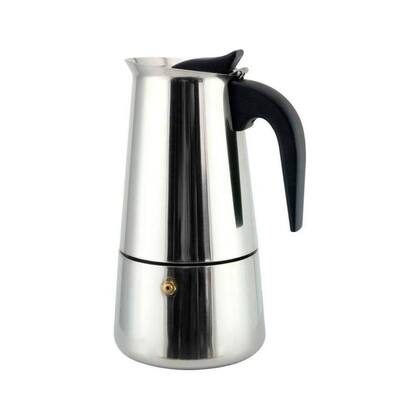 Imagem de Cafeteira Italiana em Aço Inox Premium Prepara Até 6 Xícaras