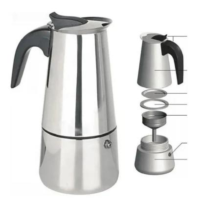 Imagem de Cafeteira Italiana Expresso 9 Xícaras 500ml Inox Com Filtro - Império