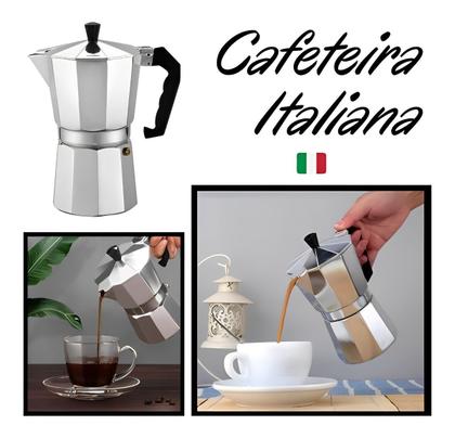 Imagem de Cafeteira Italiana Moka 150ml 3 Xícaras Expresso S/ Filtro