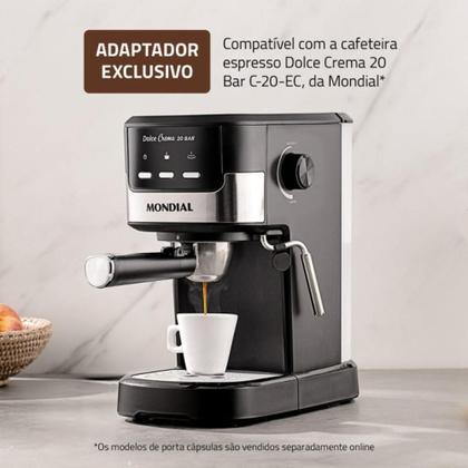 Imagem de Cafeteira Mondial Expresso Dolce Crema 20 Bar C20EC 220V Porta Cápsulas Dolce Gusto CPCDG
