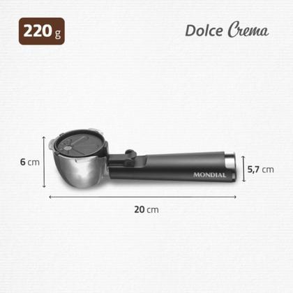 Imagem de Cafeteira Mondial Expresso Dolce Crema 20 Bar C20EC 220V Porta Cápsulas Dolce Gusto CPCDG