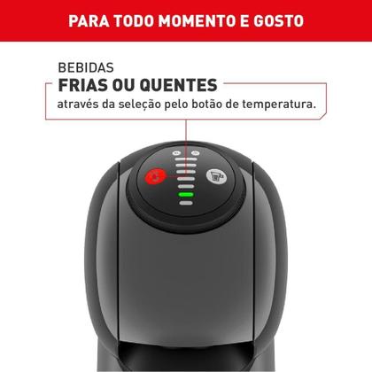 Imagem de Cafeteira Nescafé Dolce Gusto Arno Genio S Basic DGS5 Grafite 220V