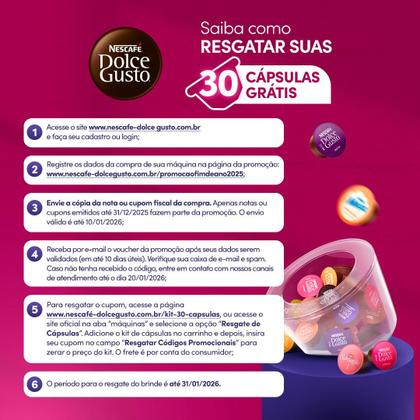 Imagem de Cafeteira Nescafé Dolce Gusto Mini Me Vermelha e Preta 110v