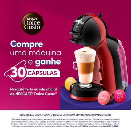 Imagem de Cafeteira Nescafé Dolce Gusto Mini Me Vermelha e Preta 110v