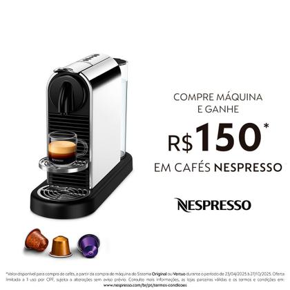 Cafeteira Nespresso CitiZ Platinum Aço Inoxidável para Café