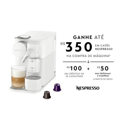 Cafeteira Nespresso New Lattissima One Branca para Café Espresso
