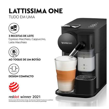 【未使用品】Nespresso Lattissima One F121-BK-W Cafeteira Nespresso New Lattissima One, para Café e Leite, 220V