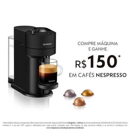 Cafeteira Nespresso Vertuo Next Preto Fosco - Cafeteira Nespresso