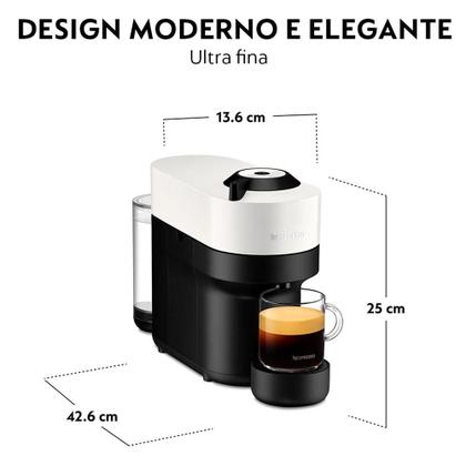 Cafeteira Nespresso Vertuo POP, 4 Medidas de Xícaras, Cápsula