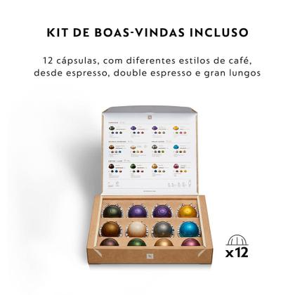 Imagem de Cafeteira Nespresso Vertuo POP Rosa Candy para Café Espresso Manual - GDV2BR