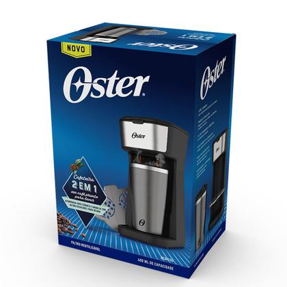 Imagem de Cafeteira Oster 2Day Inox 2 em 1 com Copo Térmico