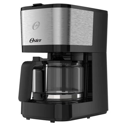 Imagem de Cafeteira Oster Compacta Inox Jarra de Vidro 750ml Ocaf300