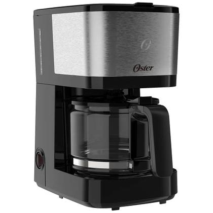 Imagem de Cafeteira Oster Compacta Inox Jarra de Vidro 750ml Ocaf300