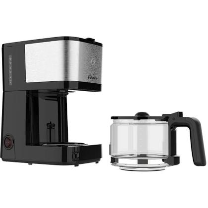 Imagem de Cafeteira Oster Compacta Inox Jarra de Vidro 750ml Ocaf300