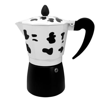 Imagem de Cafeteira Premium Italiana Moka 300ML Estampa Vaquinha