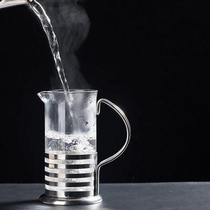 Cafeteira Prensa Francesa Cremeira Vidro 350ml - Wincy Imagem de Cafeteira Prensa Francesa Cremeira Vidro 350ml