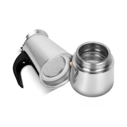 Imagem de Cafeteira Tipo Italiana Café 9 Xícaras Aço Inox 450ml Expresso KeHome Luxo Premium