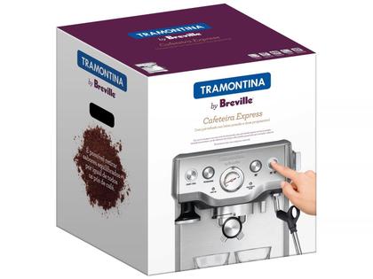 Imagem de Cafeteira Tramontina by Breville Express 1,8 Litros em Aço Inox Prata 110V 69065011