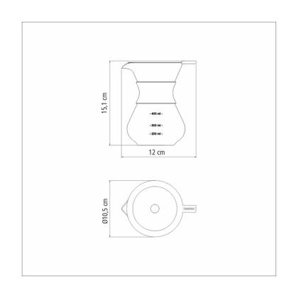 Imagem de Cafeteira Tramontina com Coador de Aço Inox 0,40 L