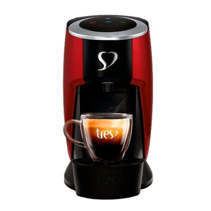 Imagem de Cafeteira Tres Corações Touch Automática Vermelho 127V