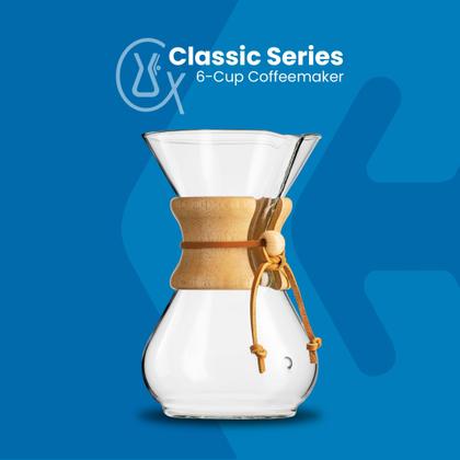 Imagem de Cafetera Chemex Serie Clásica de 6 Tazas con 100 Filtros