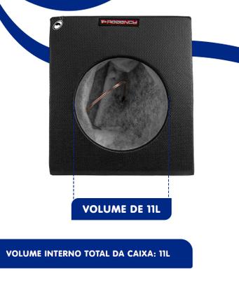 Imagem de Caixa 1 Subwoofer 10" Universal Pick-up 11 Litros Regency