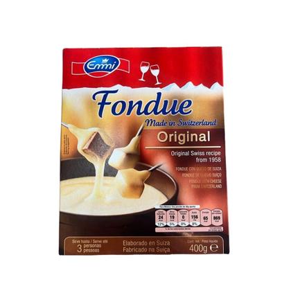Imagem de Caixa 12 Un Fondue Queijo Suiço Emmi Original 400g