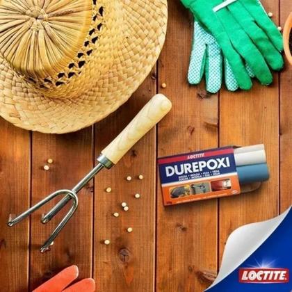 Imagem de Caixa 12x Massa Adesiva Resistente Epoxi Durepoxi 100g Cinza