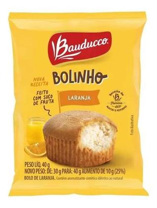 Imagem de Caixa 16 Mini Bolo Bolinho De Laranja 40g - Bauducco