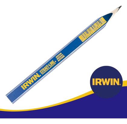 Imagem de Caixa 30 Lápis Carpinteiro Azul Marceneiro Pedreiro Irwin