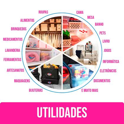 Imagem de Caixa 30l Grande Organizadoras Resistente Multiuso Grandes