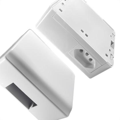 Imagem de Caixa 4X4 Sobrepor Ilumi Compacta Para 1 Disjuntor Com Tomada 2P+T. 20A. 620635