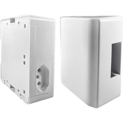 Imagem de Caixa 4X4 Sobrepor Ilumi Compacta Para 1 Disjuntor Com Tomada 2P+T. 20A. 620635