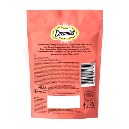 Imagem de Caixa 6Un. Petisco Dreamies Salmão Para Gatos Adultos 80G