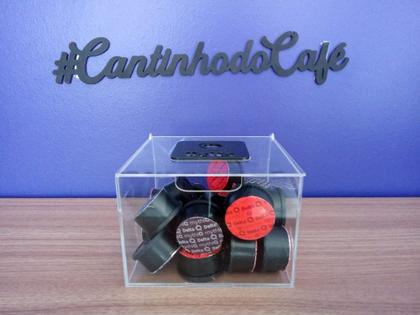 Imagem de Caixa Acrílica Organizador De Cápsulas Café Delta Q