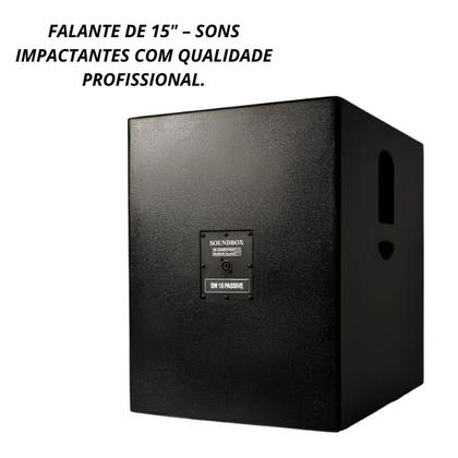 Imagem de Caixa Acústica Ativa SW15 1000 Watts - SOUNDBOX