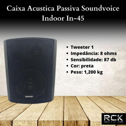 Imagem de Caixa Acustica Passiva Soundvoice Indoor In-45