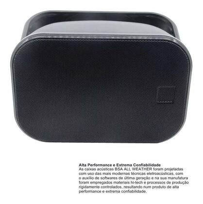 Imagem de Caixa Ambiente Externo Bravox Bsa All Weathe Aw4 80w Preto