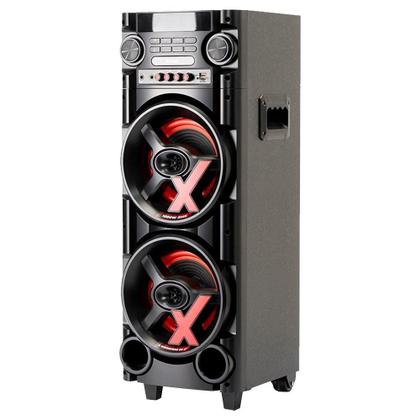 Imagem de Caixa Amplificada Amvox ACA-1000 Newx  USB/SD/Bluetooth, 1000W, Preto, Bivolt