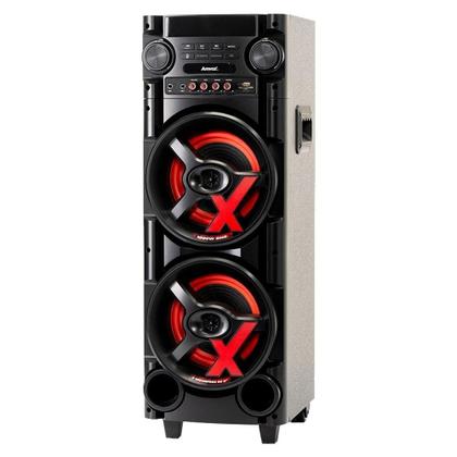Imagem de Caixa Amplificada Amvox ACA-1000 Newx  USB/SD/Bluetooth, 1000W, Preto, Bivolt