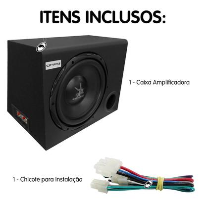 Imagem de Caixa Amplificada Automotiva Cxs303 12 Polegadas Universal