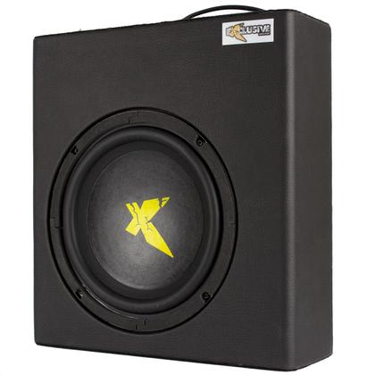 Imagem de Caixa amplificada exclusive mini slim subwoofer 8" 200w lite