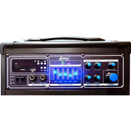 AMPEX ＣＬ Caixa Amplificadora Multiuso Lenoxx CA 316 200W Karaokê USB/Cartão