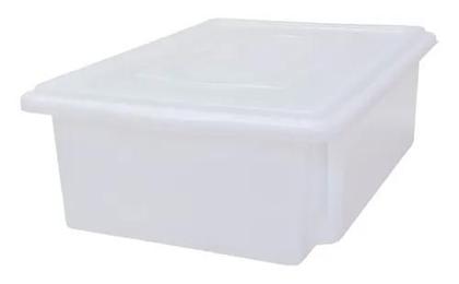 Imagem de Caixa Armazenamento Plástico 11 Litros Branco S 500 Supercron