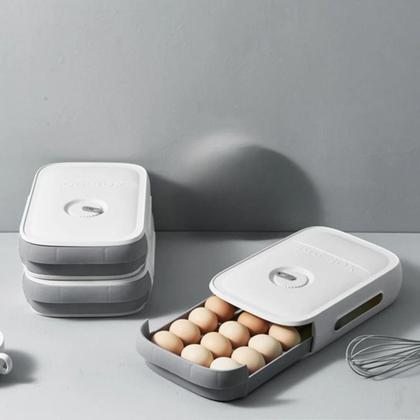 Imagem de Caixa  Armazenamento  Porta-ovos, Design De Gaveta EggBox